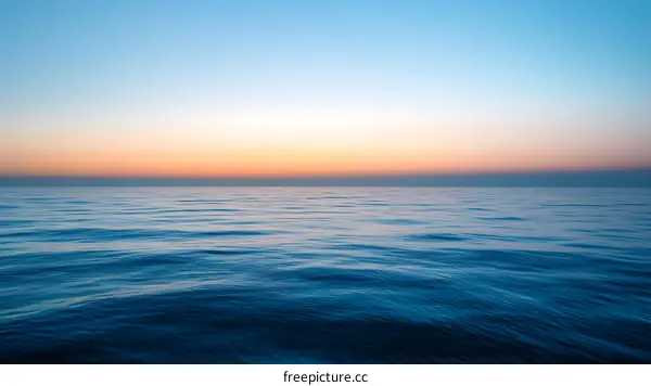 Serene Ocean Sunrise Panorama