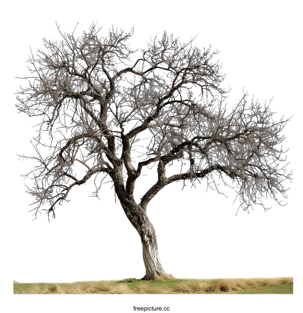 [Transparent Background PNG]Bare Tree Isolated on White Background