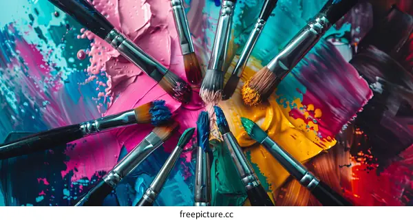 Assortment of Paint Brushes