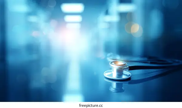 Medical Stethoscope in a Hospital Setting