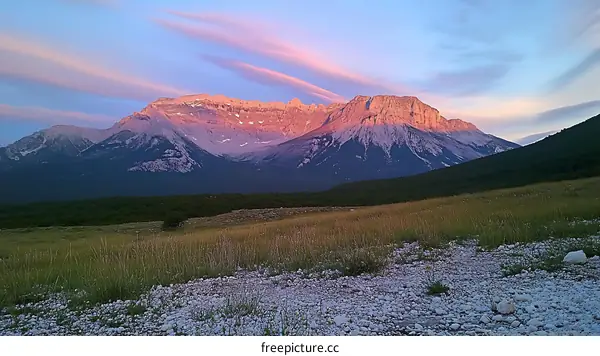 Majestic Mountain Sunrise Landscape