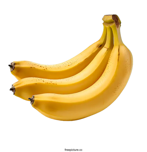 [Transparent Background PNG]Bunch of ripe bananas
