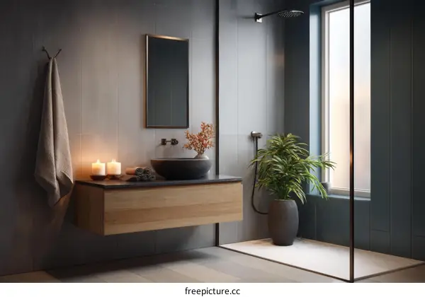 Modern Minimalist Bathroom Interior Design