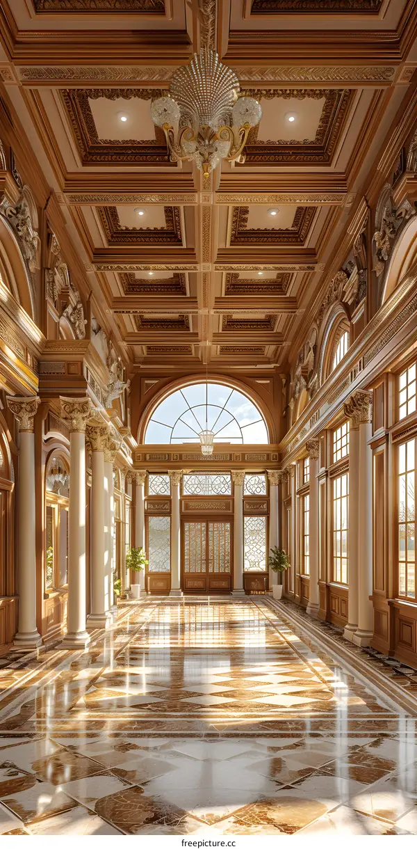 European style luxury hall