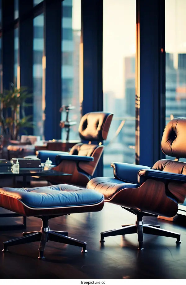 Mid-Century Modern Decor Living Room Interior