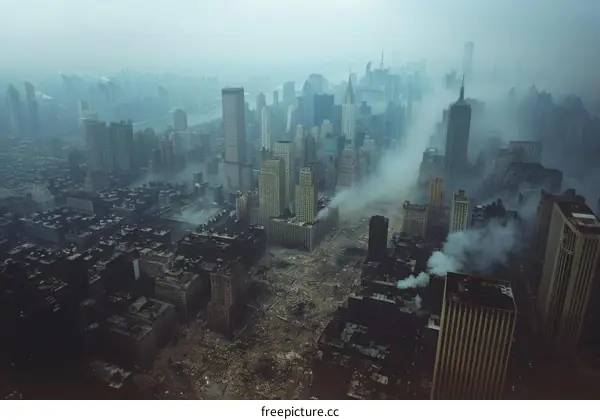 Aftermath of the September 11 attacks in New York City