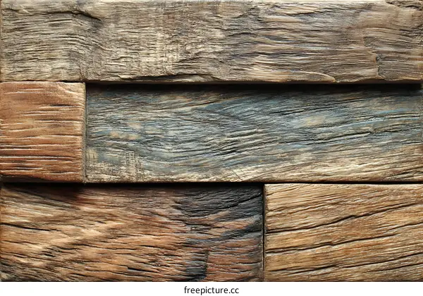 Wooden Block Wall Texture Background Image