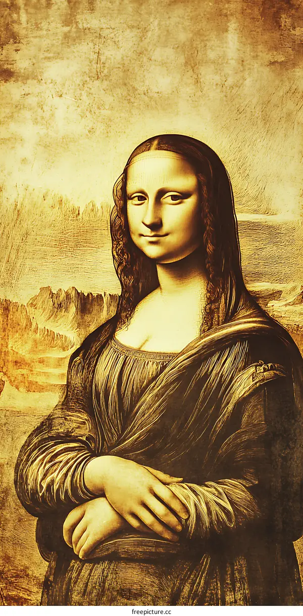 Mona Lisa Renaissance Portrait Woman Painting