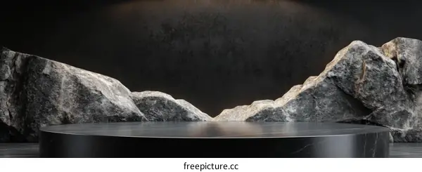 Dark Gray Stone Product Showcase