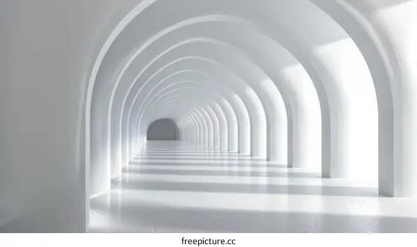 Abstract Architectural Archway Perspective