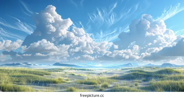 Stunning Cloudscape Over a Vast Plains