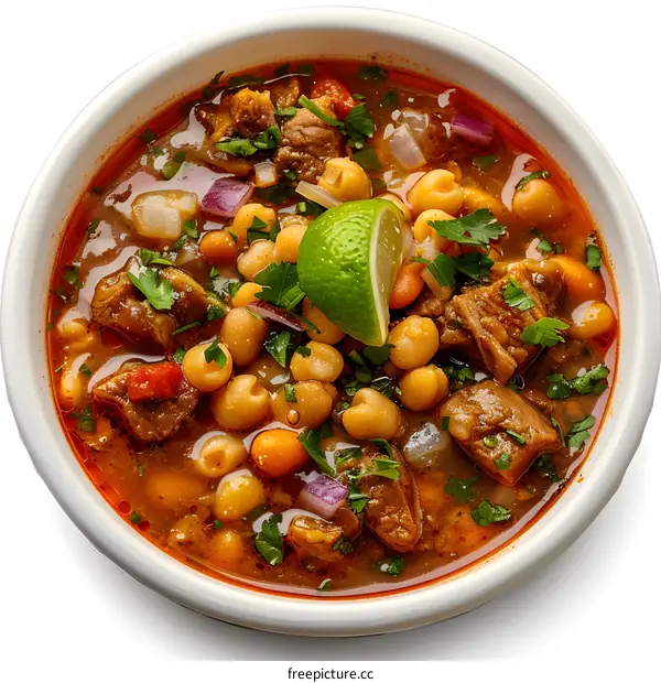 Bowl of Chickpea and Lamb Stew