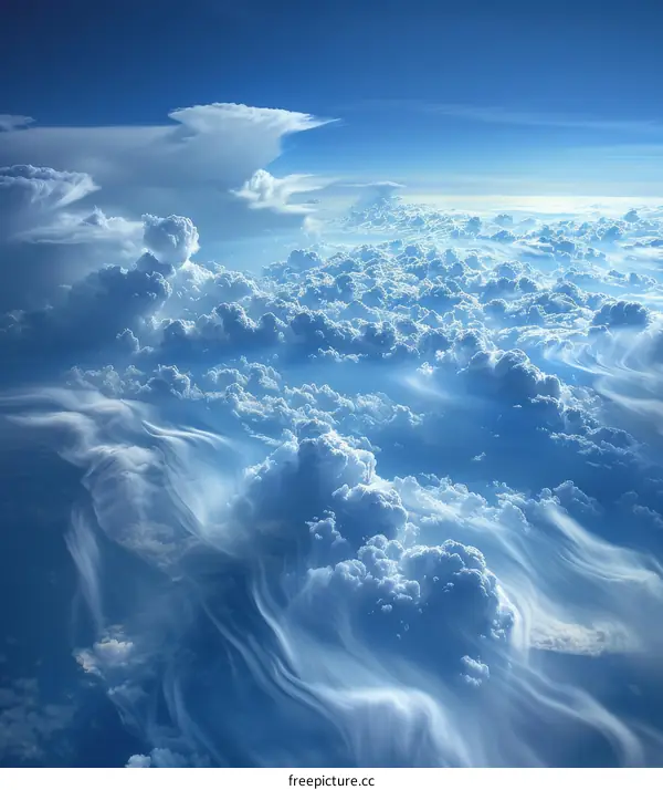 Celestial Panorama: Above the Clouds