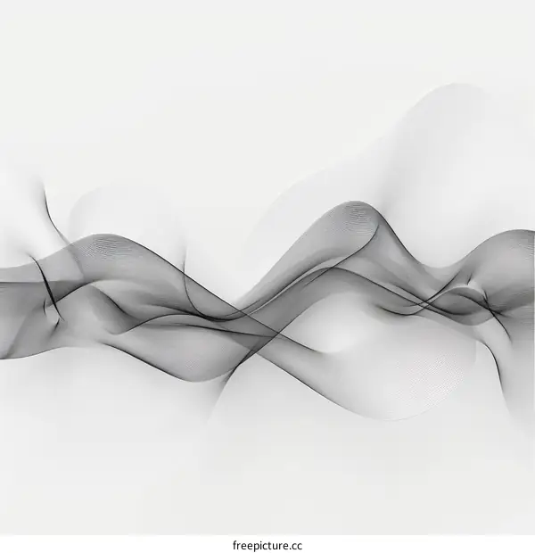 Black and white wave abstract background