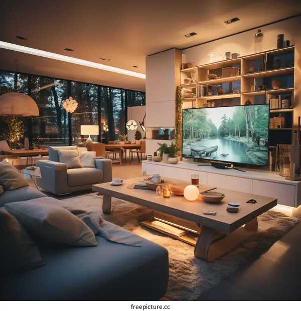 Modern Inner Space with Artistic Flair