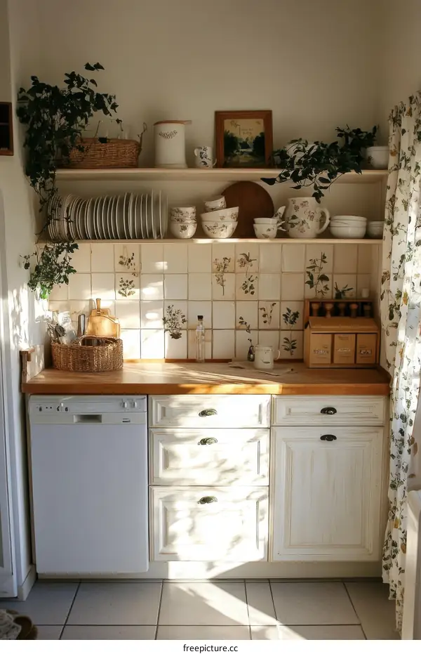 Cozy Kitchen with Rustic Charm