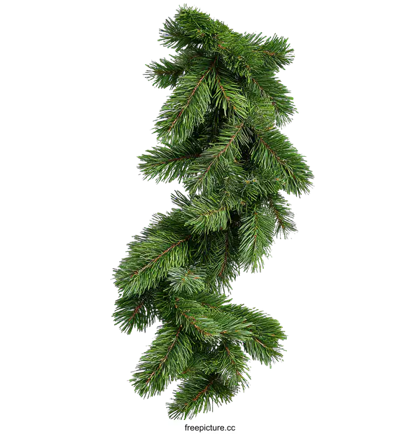 [Transparent Background PNG]Christmas Fir Tree Garland Decoration