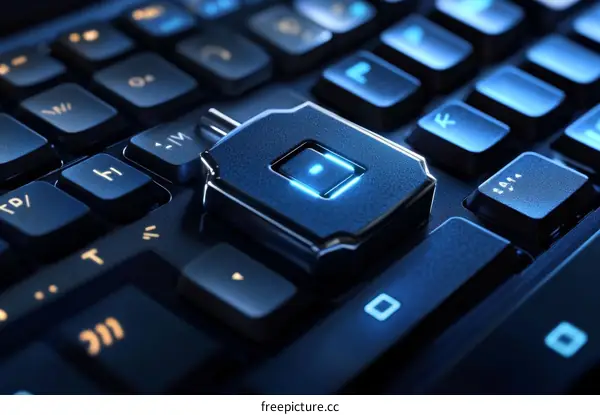 Modern Gaming Keyboard with  Unique Key