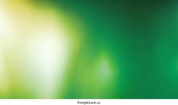 Abstract Gradient Background of Green and Yellow