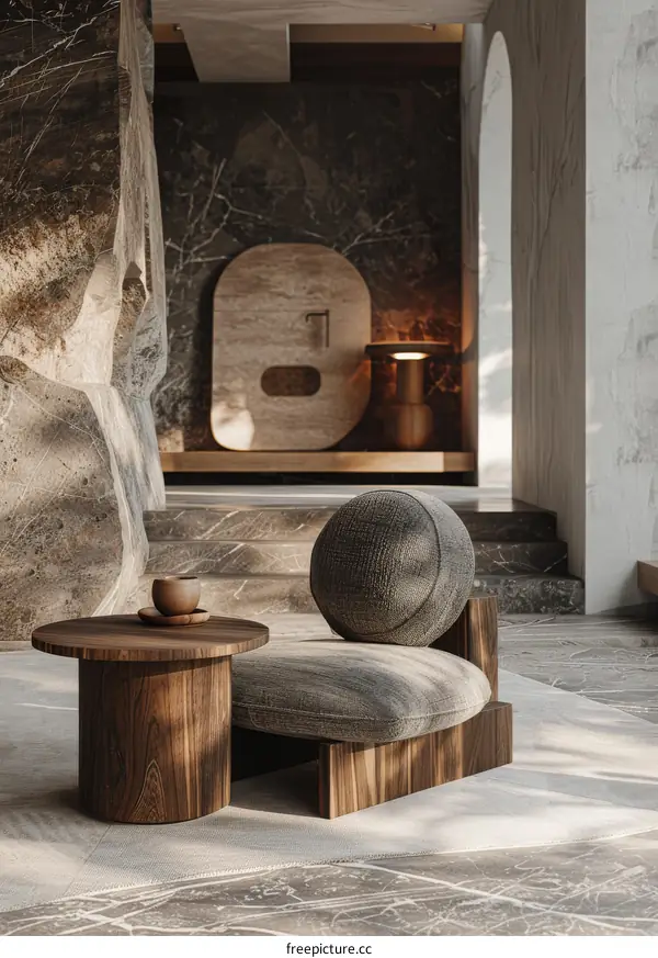 Modern Minimalist Wooden Furniture Design Interior