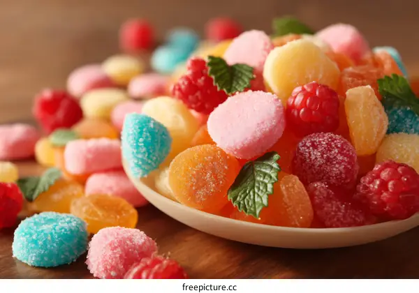 Colorful Assorted Candies and Sweets