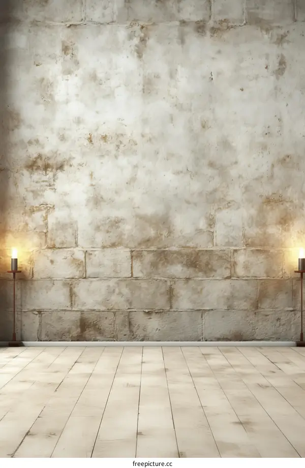 Two vintage sconces on a whitewashed brick wall