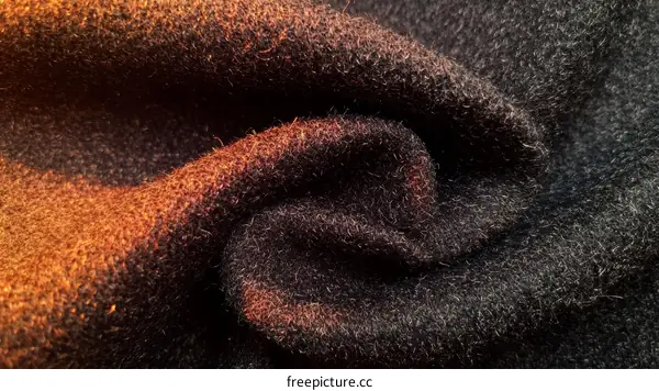 Closeup of ombre textured fabric