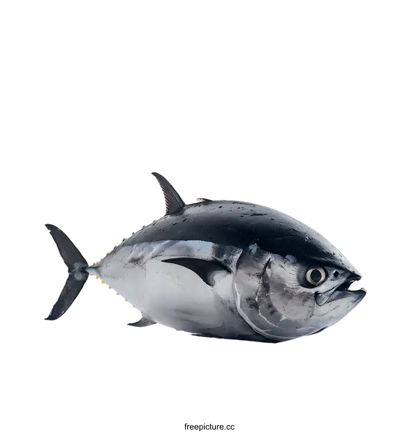 [Transparent Background PNG]Fresh Tuna Fish on White Background