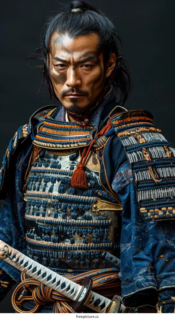 Portrait of a samurai