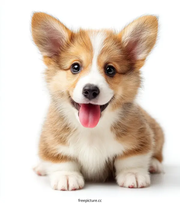 Adorable Puppy with Open Mouth