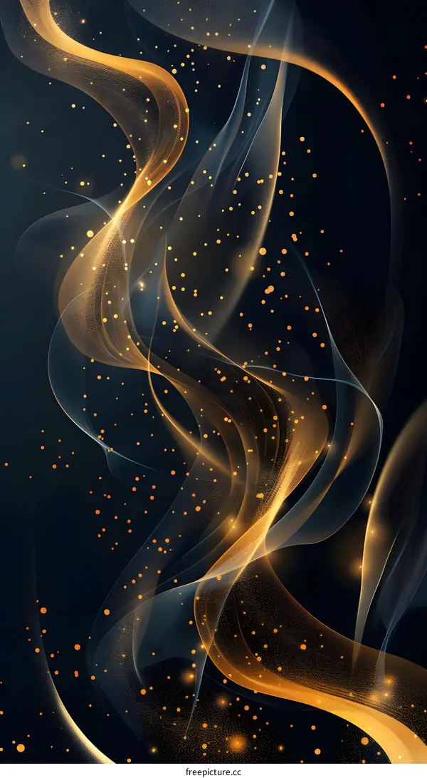 Golden Waves and Glowing Particles