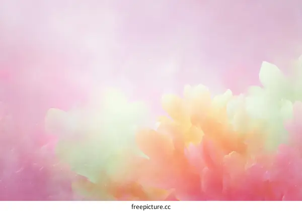 Abstract Colorful Flower Illustration Background