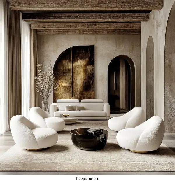 Modern Minimalist Living Room Interior Design