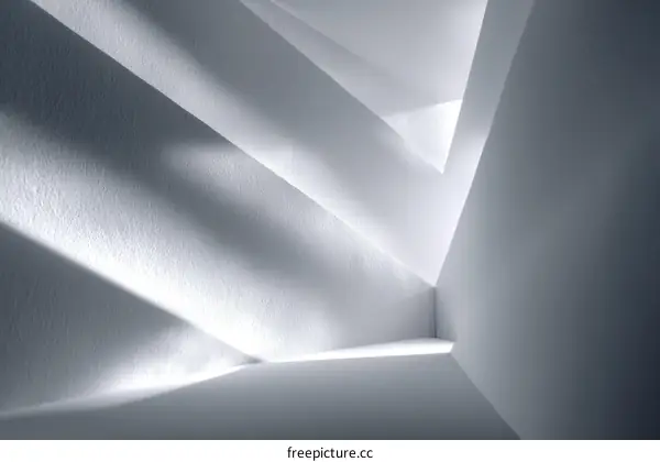 Abstract Architectural Interior Design Light and Shadow