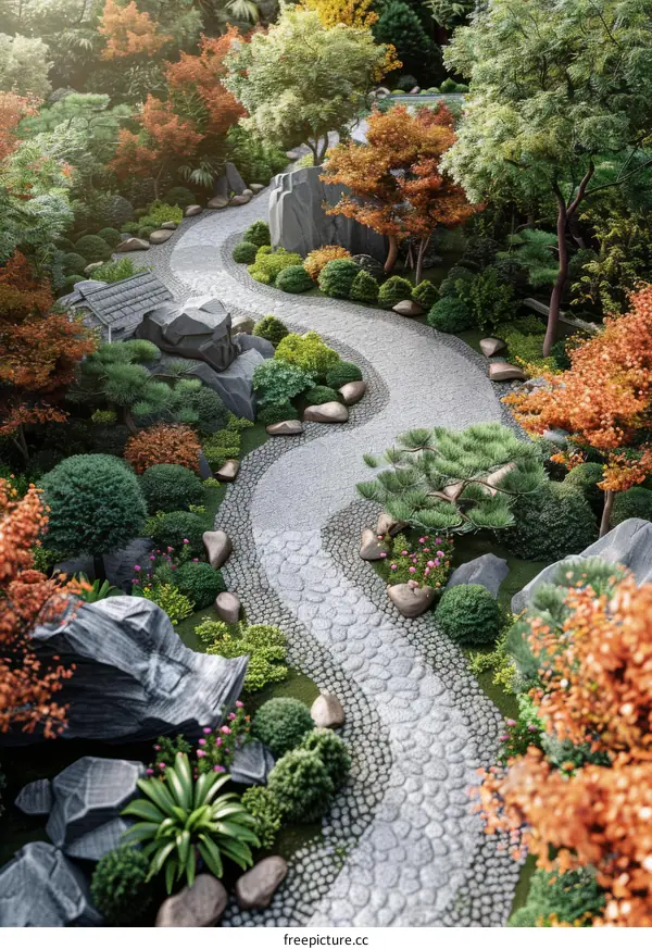 Serene Japanese Zen Garden