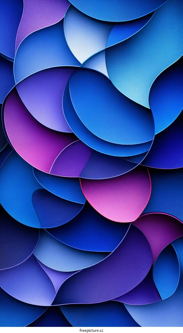 Abstract Colorful Layered Shapes