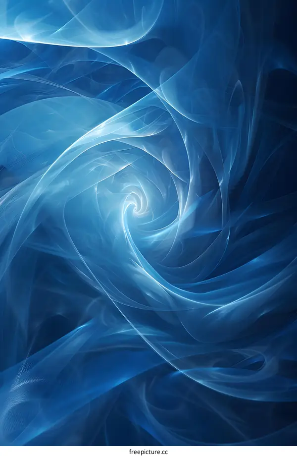 Blue Abstract Fractal