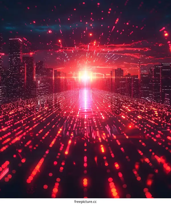 Futuristic City Lights