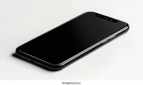 Black Smartphone on White Surface