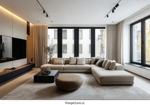 Modern Minimalist Living Room Interior Design