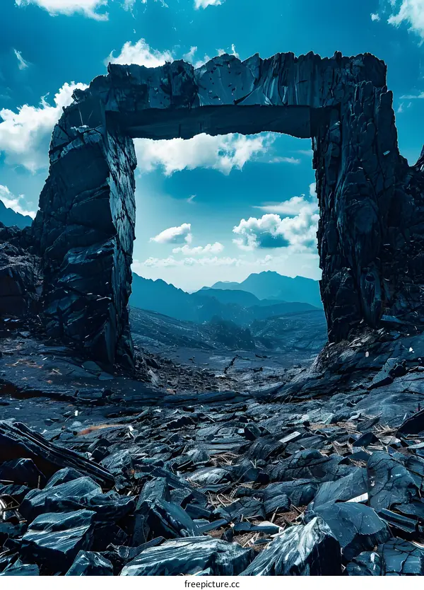 Natural Rock Archway Formation