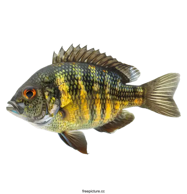 [Transparent Background PNG]Green sunfish