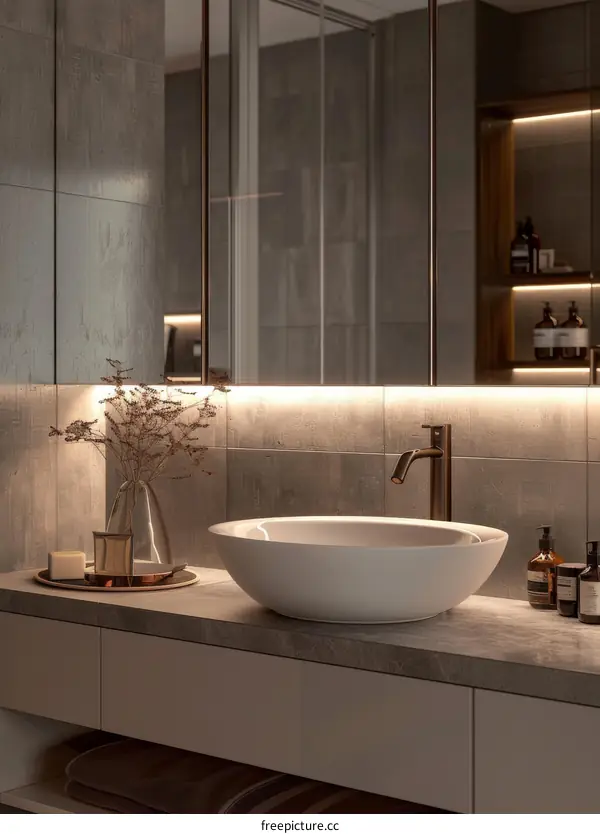 Modern Bathroom Vanity with Sleek Design