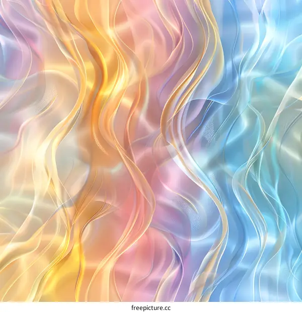 Abstract Colorful Wavy Background