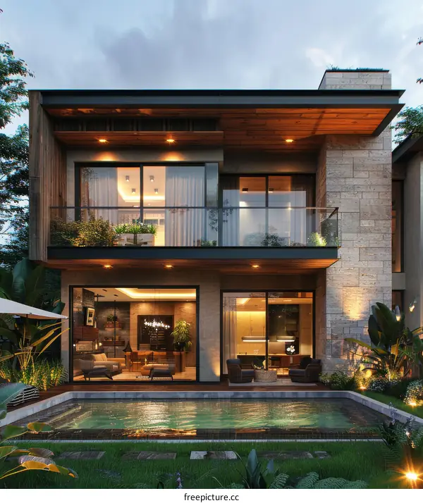 Modern Villa: Dream House Design with Luxurious Facade
