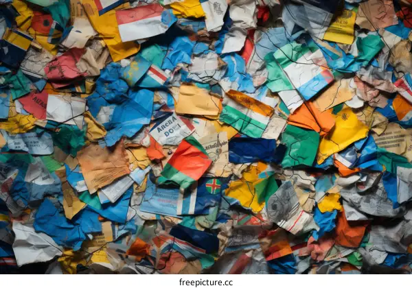 Torn paper texture background