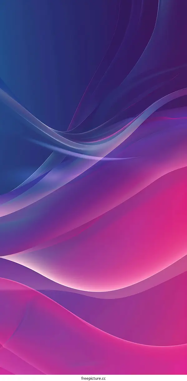 Abstract Background With Swirling Lines Of Purple And Pink