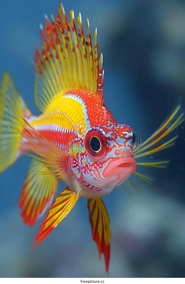 Colorful Fish Portrait