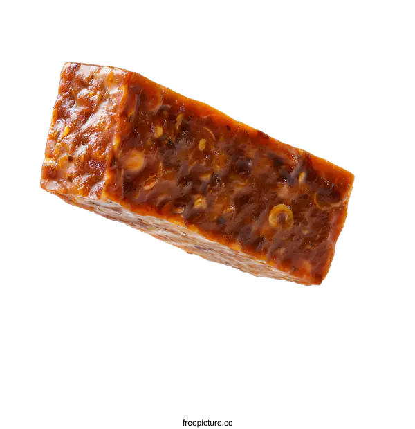 [Transparent Background PNG]A close-up image of a一块红糖