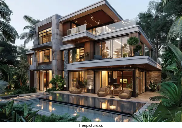 Luxury Modern Villa Exterior Design